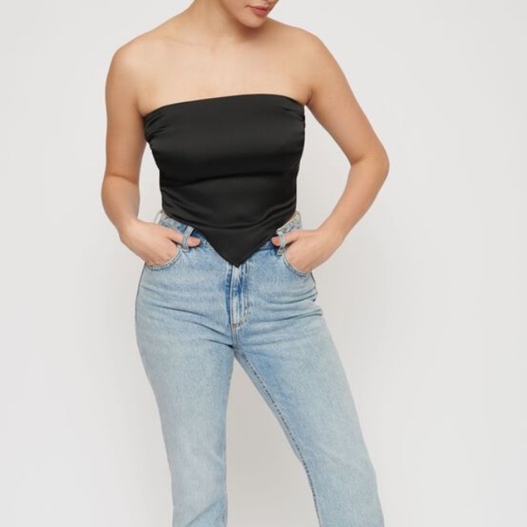 Satin Scarf Top - Picture 4 of 7